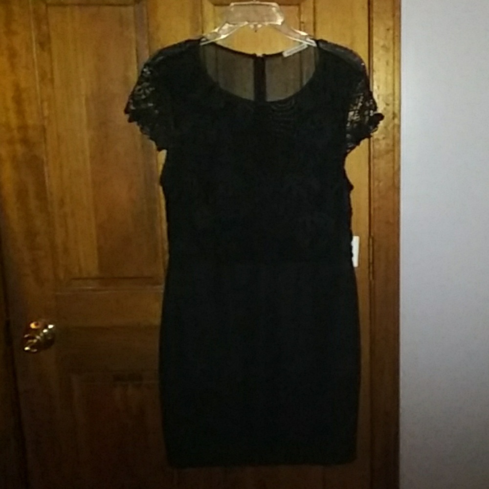 Black cocktail dress